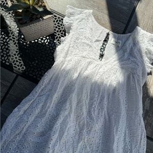 White Eyelet Dress 🤍